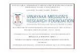 BACHELOR OF ENGINEERING/TECHNOLOGY (BE / B.Tech.) …€¦ · 1 VINAYAKA MISSION’S RESEARCH FOUNDATION (Deemed to be University), Salem, Tamil Nadu, IndiaBACHELOR OF ENGINEERING