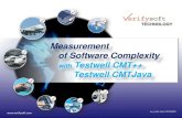 Testwell CMT++/CMTJava Short Presentation · Title: Testwell CMT++/CMTJava Short Presentation Created Date: 10/25/2012 9:45:37 AM