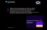 The Granting of Non-EU Harmonised Protection Statuses in … · 2017. 1. 4. · 4 Working Paper 30 - The Granting of Non-EU Harmonised Protection Statuses in Germany - Table of contents