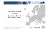 DRG-based hospital payment Experiences from 12 European ... · 9 November 2011 CHESS Seminar | Helsinki, Finland 5 Germany 2003 Payment Payment Ireland 1992 Budgetary allocation Budgetary