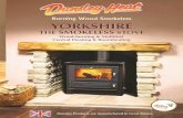 Burning Wood Smokeless YORKSHIRE - Stoves...In ordinary stoves, air comes up beneath the fuel, so that smoke (which is tiny particles of unburned fuel), heat and waste gases are thrown