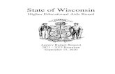 State of Wisconsin 235 HEAB Budget Request.pdf · Excellence Scholarship, and the Wisconsin Grant (University of Wisconsin, Technical Colleges, Private Non-profit, and Tribal College)