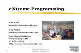 eXtreme Programmingpeople.engr.ncsu.edu/efg/517/f01/syllabus/lectures/lec22.pdf · “Extreme Programming is a discipline of software development based on values of simplicity, communication,