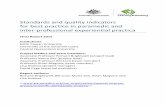 Standards and quality indicators for best practice in ... · Standards and quality indicators for best practice in paramedic and inter-professional experiential practica 6 Chapter
