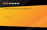 PEER STUDENT HANDBOOK · 2.1 History PEER was established in 1986 with a total of 12 apprentices. Our commitment to industry has facilitated our growth and we now employ and train