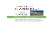 INVEST IN CLARESHOLM · 2018. 6. 29. · Invest in Claresholm Page 1 Invest in Claresholm ENVISIONING A LANDSCAPE OF INVESTMENT OPPORTUNITIES AND EXPORT CAPACITY ABOUT THE TOWN Home