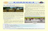 K O O N G G Akuringgairotary.org.au/images/koongga/public/koongga151615p.pdf · The club meets every Monday 6.30pm at Killara Golf Club, 556 Pacific Highway, Killara. Visitors welcome