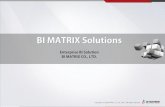 Copyright (c) BI MATRIX Co., Ltd. 2015. All rights reserved.vnito.org/wp-content/uploads/2019/08/BI-MATRIX-Solutions.pdf · Inventory Data, ERP etc. DATA ANALYSIS REPORTING OLAP FORECASTING