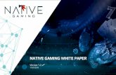 Company Name - bankroll.liveMatches will then be streamed live on the Native Gaming site and peer-to-peer betting will be available for all matches. While Native Gaming won't provide