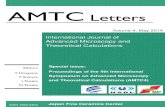 AMTC LettersAMTC Letters International journal of advanced microscopy and theoretical calculations VOLUME 4, May 2014 ISSN 1882-9465 AMTC letters publishes papers and reviews on advanced