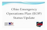 Ohio Emergency Operations Plan (EOP) Status Update Update... · 1/20/2011  · Ohio Department of Commerce, Division of Industrial Compliance (DOC-IC) Ohio Department of Development