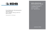 No. IDB-PB-238 Caribbean Economic Alchemy · Cataloging-in-Publication data provided by the Inter-American Development Bank Felipe Herrera Library Khan, Sarosh R. Caribbean economic