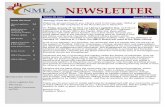 Message from the President - New Mexico Library Association · Message from the President . Page 2 NEWSLETTER By Joe Sabatini, ... You may have noticed that the NMLA website is transitioning
