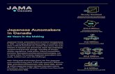 Japanese Automakers · 2020. 3. 9. · 62. Autrans Corporation Ingersoll Plant 63. Jervis B. Webb Company of Canada, Ltd. 64. KWE Guelph 65. Omron Automotive Technologies 66. Simcoe