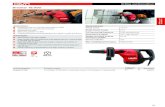 Breaker TE 500 - Hilti...Breaker TE 700-AVR 1x Breaker TE 700-AVR 230V, 1x instruction manual, 1x Hilti grease, 1x cleaning cloth 1 428937 Breaker TE 700-AVR Applications °Heavy wall