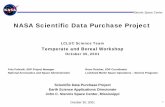 NASA Scientific Data Purchase Project · Stennis Space Center October 30, 2001 1 NASA Scientific Data Purchase Project LCLUC Science Team Temperate and Boreal Workshop. October 30,