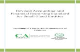 Draft Accounting and Financial Reporting Standard for ... · The Accounting and Financial Reporting Standard for Small Sized Entities (hereinafter referred to as Standard) is applicable