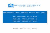 Welcome to Boone County, KY · Web viewADA Transition Plan for Public Right-of-Way10 Self-Evaluation Corrective Program Program Responsibility Implementation and Funding14 Implementation/Funding