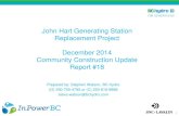 John Hart Generating Station Replacement Project December ... Const Rpt Dec 2014.pdf · People Profile – Nathalie Dinnissen About Nathalie: Background: An engineer with experience