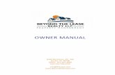 BTL Owner Manual - beyondthelease.combeyondthelease.com/wp-content/uploads/2012/08/BTL-Owner-Manua… · OWNER!MANUAL!!!!! 8700!Manchaca,!Ste.!703! Austin,!TX!78748! Office:!!512.291.4880!