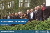 CERTIFIED RETAIL BANKER - RBA International...Unique benefits of our programme: ... This module determines the fundamentals of customer service quality, its relationship to customer