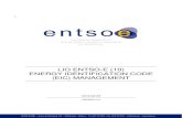 LIO ENTSO-E (10) ENERGY IDENTIFICATION CODE (EIC ......ENERGY IDENTIFICATION CODE (EIC) MANAGEMENT 2016-06-29 VERSION 2.0 Page 2 of 15 ENTSO-E AISBL • Avenue de Cortenbergh, 100