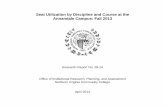 Seat Utilization by Discipline and Course at the Annandale ...Research Report No. 28-14. Office of Institutional Research, Planning, and Assessment ... This Report presents seat utilization