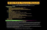 SCMA News Briefs - nbcms.org · SCMA News Briefs • February 2015 • Page 3 • Applicants Enrique Gonzalez-Mendez, MD, Family Medicine*, 3569 Round Barn Cir., Santa Rosa 95403,