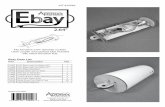 KIT #10549 - Apogee Rockets · 6 56779 10549 3 Booklet P/N 30937 Fits Aerotech 2.64” diameter rockets. Uses coupler and payload tube included with select Aerotech Kits. KIT #10549.