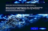 Recommendations for the Sharing Economy: (Re-)Balancing ......a more privacy-friendly sharing economy in Europe (Ranzini, Kusber, Vermeulen, & Etter, 2018). Finally, two deliverables