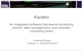 Karabo - CERN · Karabo: The European XFEL software framework Karabo will be used at the European XFEL . 2 . Burkhard Heisen (WP76) Hamburg . Germany Data rate (10 GB/s/2d-detector)
