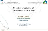 Overview of activities of SASO-NMCC in AUV field€¦ · SASO-NMCC in AUV field Fheed N. Alsubaey SASO – NMCC, Saudi Arabia f.subaey@saso.org.sa 11th CCAUV. meeting , BIPM, Paris