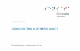 CONDUCTING A STRESS AUDIT - nisg.org.uk audit...آ  Date, Title, Initials 4 Sensata Proprietary Information