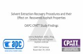 Solvent Extraction-Recovery Procedures and their Effect on ... Recovered PG... · Rotavapor RTFO AASHTO re: source proficiency sample. This graph is an analysis of the variability