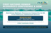 FIRST NATIONS HUMAN RESOURCES CONFERENCE & AGMnationtalk.ca/wp-content/uploads/2015/08/AFOA-Fall... · conference@afoabc.org or phone 604.925.6370 First Nations HR Conference & Annual