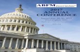 2017 ANNUAL 2017 ANNUAL CONFERENCESeptember 28-30, …abfm.org/2019/wp-content/uploads/2019/09/2017-ABFM-Conference … · 3 2017 ABFM ANNUAL CONFERENCE XXXXXX #1 ranked MPA program