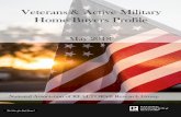 Veterans & Active Military Home Buyers Profile€¦ · 25/5/2018  · Introduction Unique to active-service military buyers: Most likely to buy a multi-generational home and most