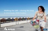 Walking the talk closing the loop - Home - APEAL...of steel for packaging are annually recovered for the production of new products Source: APEAL, ThyssenKrupp Rasselstein 35 % 42
