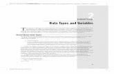 Data Types and Variables · It will then examine the ways in which variables are declared in Visual Basic and discuss variable scope, visibility, and lifetime. The chapter will conclude