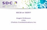 Asgeir Eiriksson CTO Chelsio Communications Inc · 2015 Storage Developer Conference. © Chelsio Communications Inc. All Rights Reserved. iSCSI or iSER? Asgeir Eiriksson CTO Chelsio