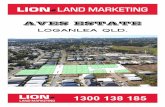 Aves Estate Price List & Brochure - lionlandmarketing.com.au · Aves Estate Location: 168 Haig Road, & Starling St & Rosella St. Loganlea Loganlea Bus Stop: about 60m to 300m Neighbourhood