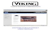 VIKING DISTRIBUTOR EXTRANET€¦ · PRODUCT ORDER INFORMATION This is the main menu page, also considered the home page for the Viking Distributor Extranet. There are two ways to