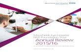 Moorfields Eye Hospital NHS Foundation Trust Annual Review ... · Corporate objectives for 2016/17 19 How we are managed 20 New governors wanted 23 Our patients 24 Our staff 26 Our