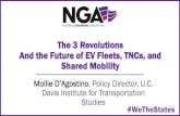 The 3 Revolutions And the Future of EV Fleets, TNCs, and ......Shared Mobility #WeTheStates The 3 Revolutions And the Future of EV Fleets, TNCs, and Shared Mobility Mollie D’Agostino,