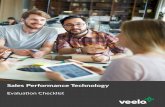 Sales Performance Technology€¦ · Sales Performance Evaluation Checklist Onboarding & Coaching Capabilities that allows you to quickly and efficiently onboard and coach your sales