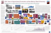 108+ Years of Agricultural Economics at New Mexico State ...aces.nmsu.edu/academics/aeab/documents/2014updateforaeabhist… · 1974, MS 1976/ Patrick H. Lyons, NM Commissioner of