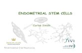 ENDOMETRIAL STEM CELLS · c-Kit Hematopoietic stem cell and mast stem cells In humans, mainly in the stroma. In murine samples, co-localization of BrdU-retaining cells. Cho et al.,2004
