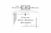 Christ, Our Divine Prophet€¦ · Christ, Our Divine Prophet Vol. LVII July—August 2012 Nos. 7–8 John 1:17-18