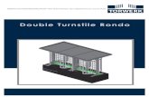 Double turnstiles of the RONDO line are the optimised ... · Double turnstiles of the RONDO line are the optimised solution for access control in outdoor areas, when many people have