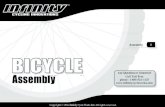 Assembly BICYCLE · Front Brake Determine which type of brake your bike is equipped with and refer to the appropriate assembly instructions. For more information on brake adjustment